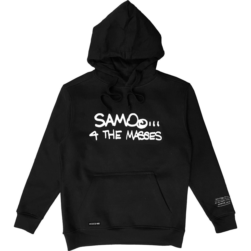 SAMO©... 4 The Masses Hoodie by Al Diaz Hooded Sweatshirt