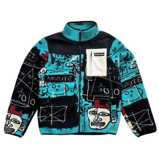 Basquiat Sherpa Zip