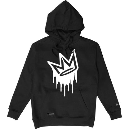 Dripping Crown Logo Kids Hooded Sweatshirt