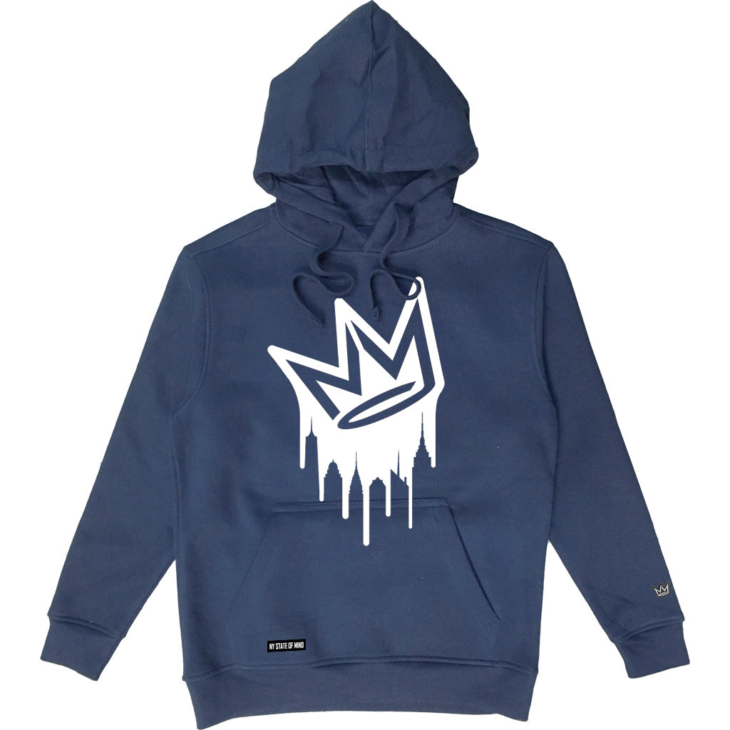 Dripping Crown Logo Hooded Sweatshirt