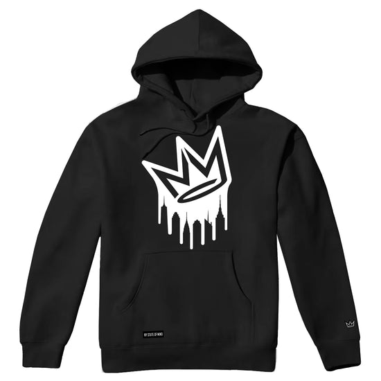 Dripping Crown Logo Hooded Sweatshirt