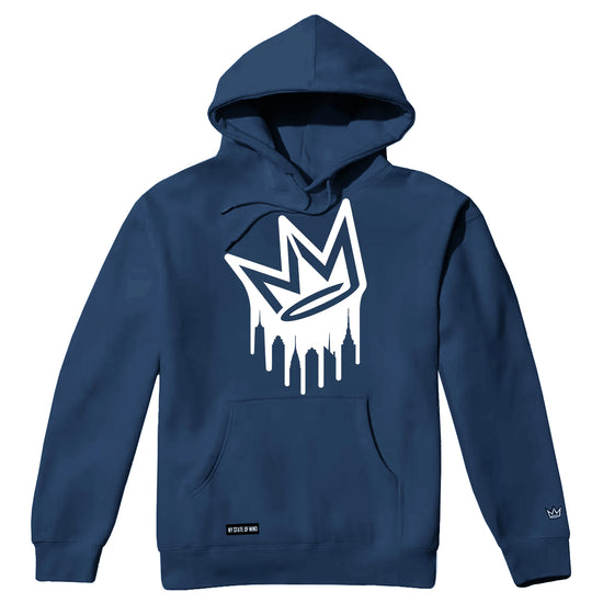 Dripping Crown Logo Hooded Sweatshirt