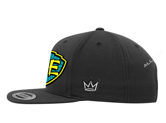 Gorra snapback con logo de corona