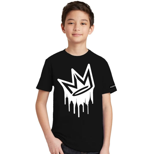 Dripping Crown Logo Kid's T-Shirt