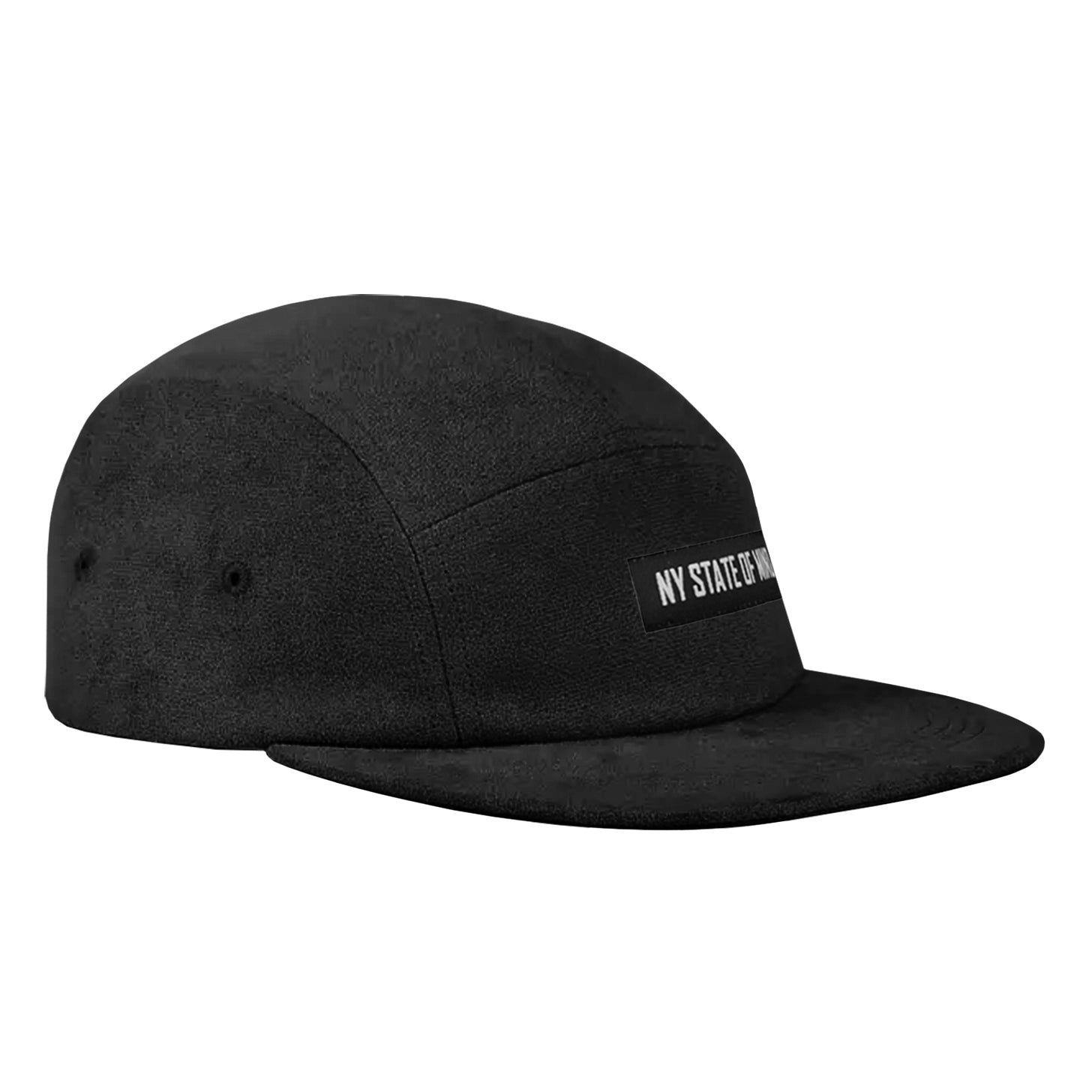 NY State of Mind® 5 Panel Hats Black Sueded 5 Panel Hat