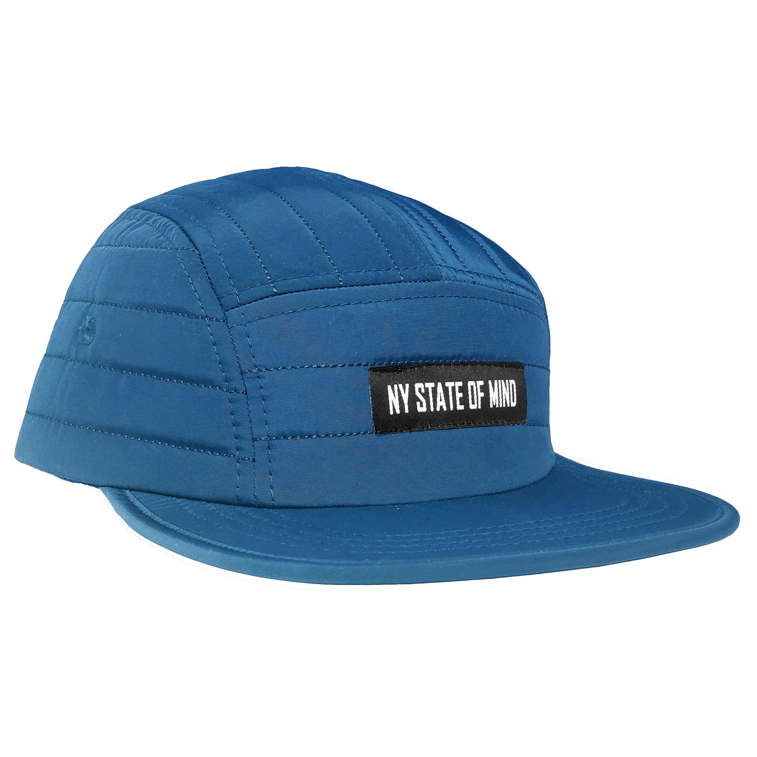 NY State of Mind® 5 Panel Hats Blue Quilted 5 Panel Hat