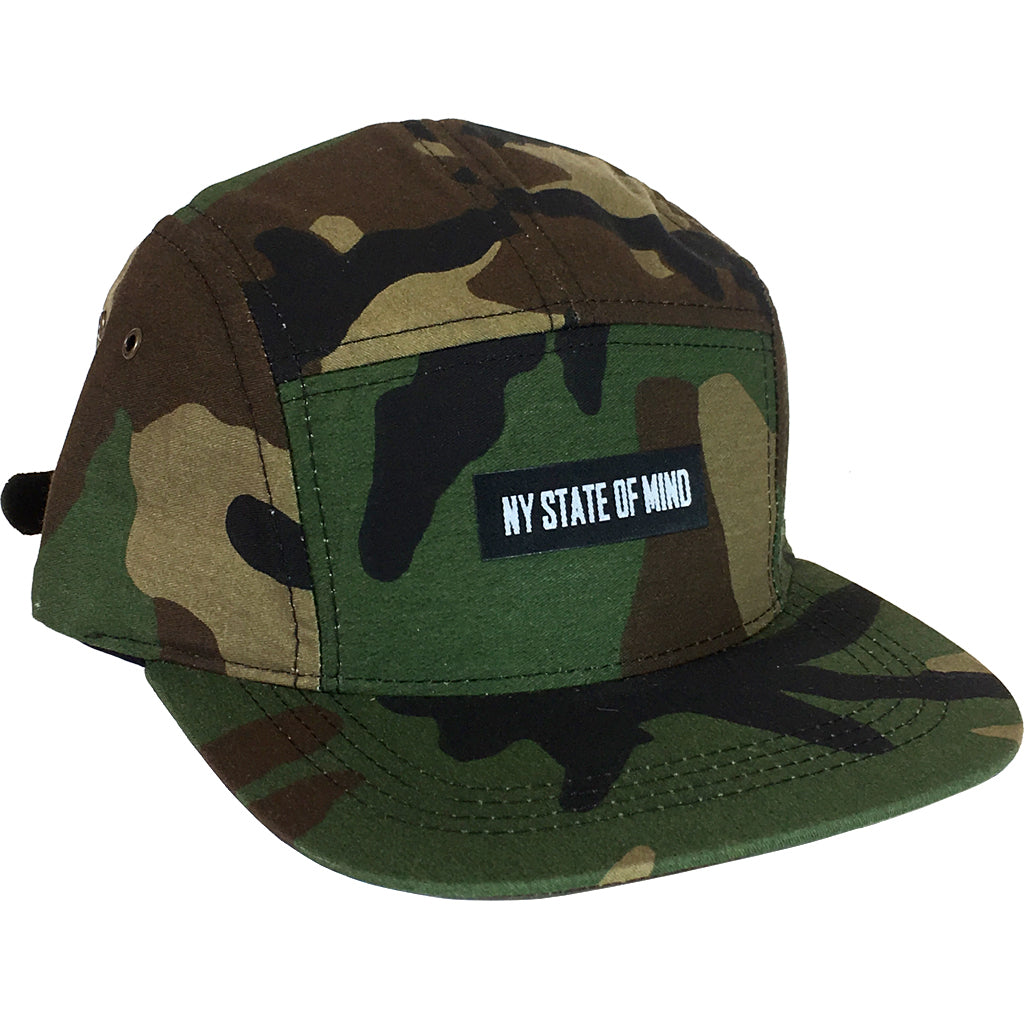 NY State of Mind® 5 Panel Hats Camo Canvas 5 Panel Hat