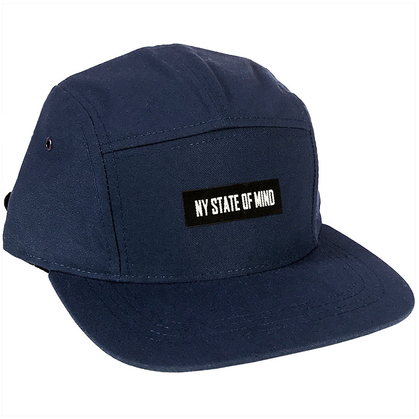 NY State of Mind® 5 Panel Hats Navy Canvas 5 Panel Hat