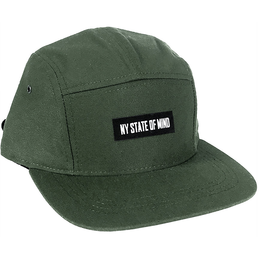 NY State of Mind® 5 Panel Hats Olive Canvas 5 Panel Hat