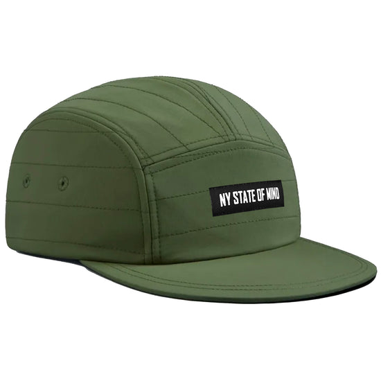 NY State of Mind® 5 Panel Hats Olive Quilted Reflect 5 Panel Hat