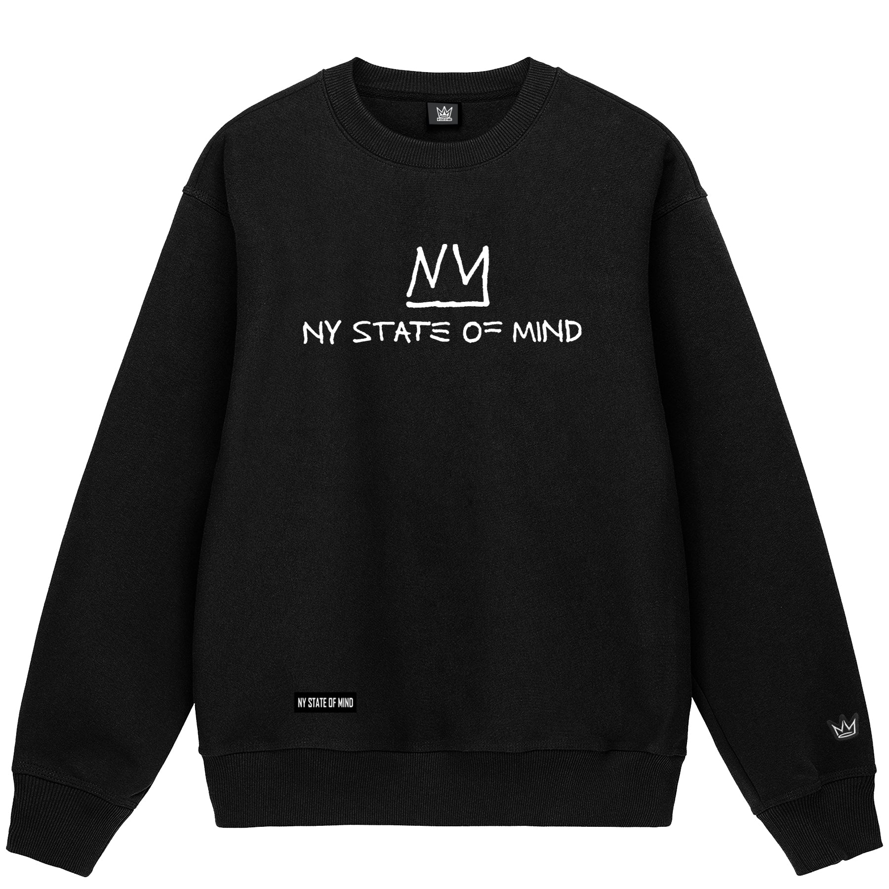 NY State of Mind Crewneck Sweatshirts Black / Small Radiant Logo Crewneck Sweatshirt