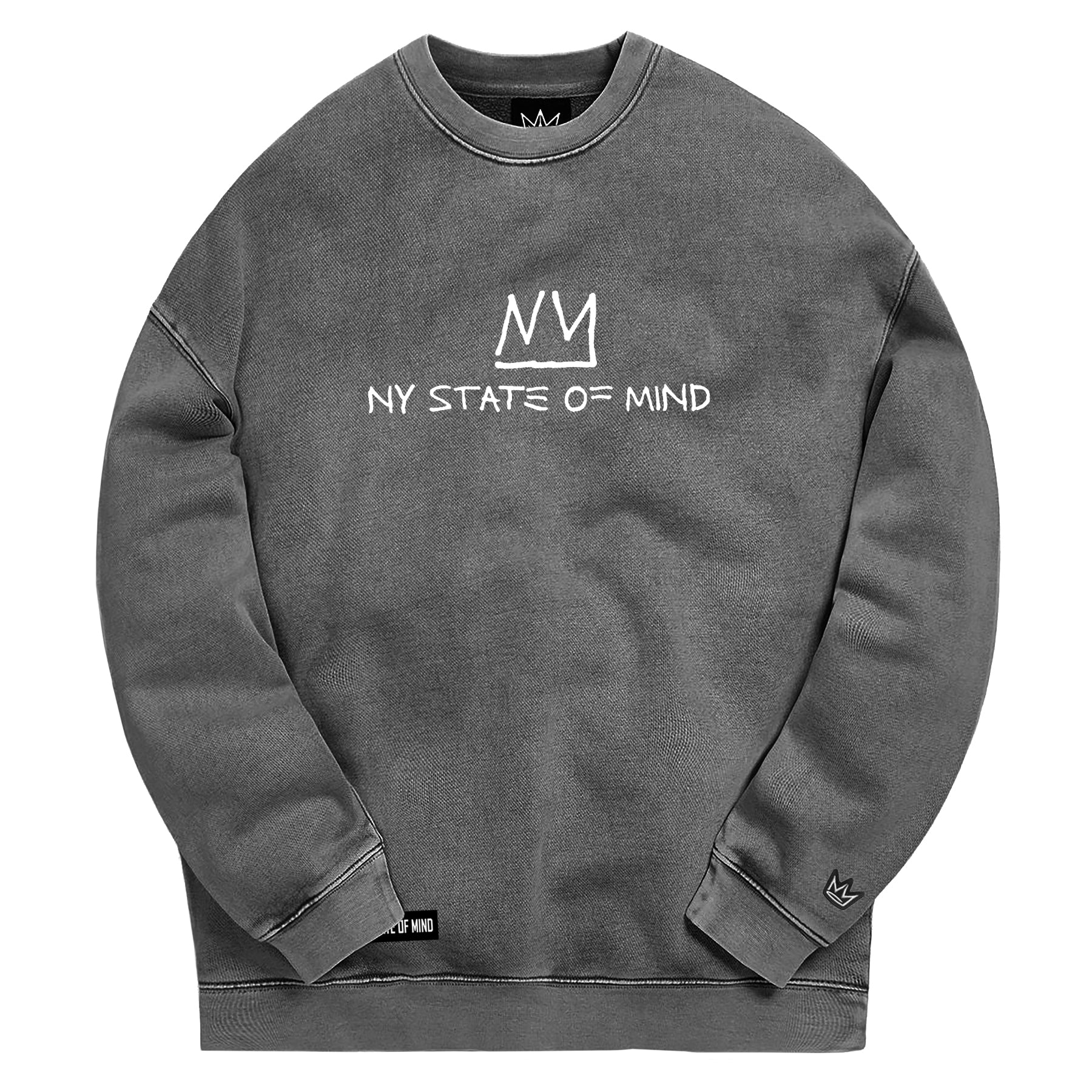 NY State of Mind Crewneck Sweatshirts Charcoal / Small Radiant Logo Crewneck Sweatshirt