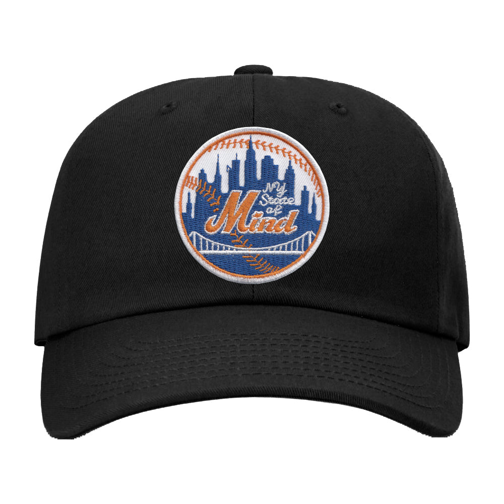 NY State of Mind Dad Hats Black Metropolitans Dad Hat