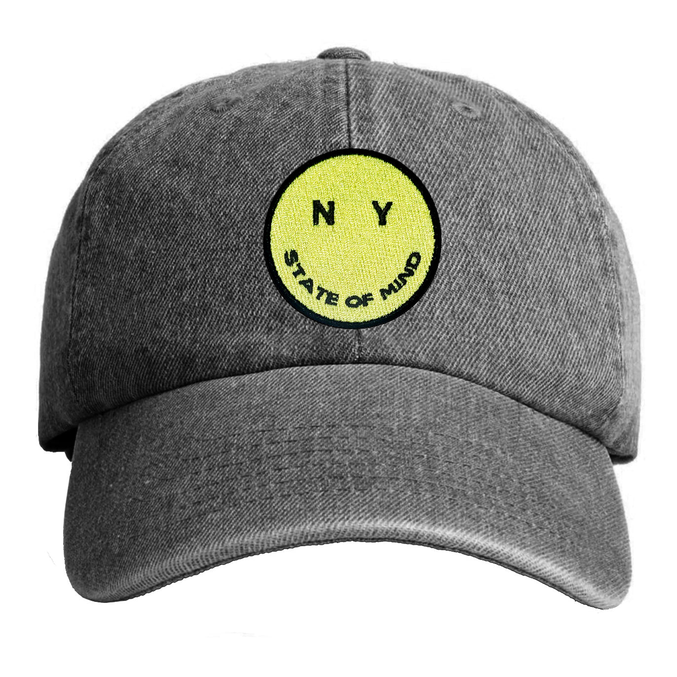 NY State of Mind® Dad Hats Grey Denim Have A NYC Day Dad Hat