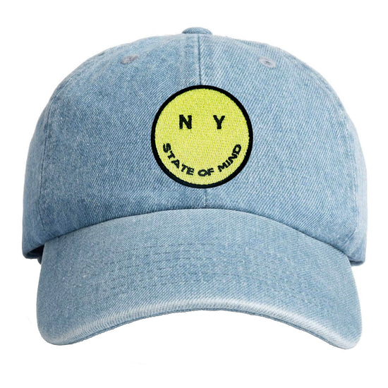 NY State of Mind® Dad Hats Washed Denim Have A NYC Day Dad Hat