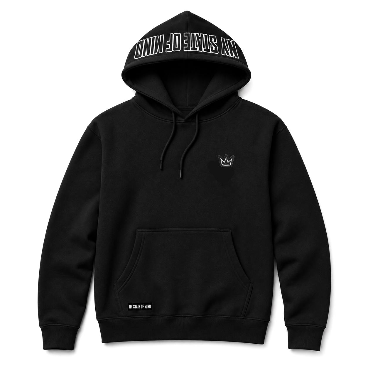 NY State of Mind Hooded Sweatshirt Black / Small Heavy Is The Crown Hoodie