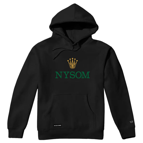 NY State of Mind Hooded Sweatshirt Black / X-Small You Know What Time It Is Heavy Hoodie