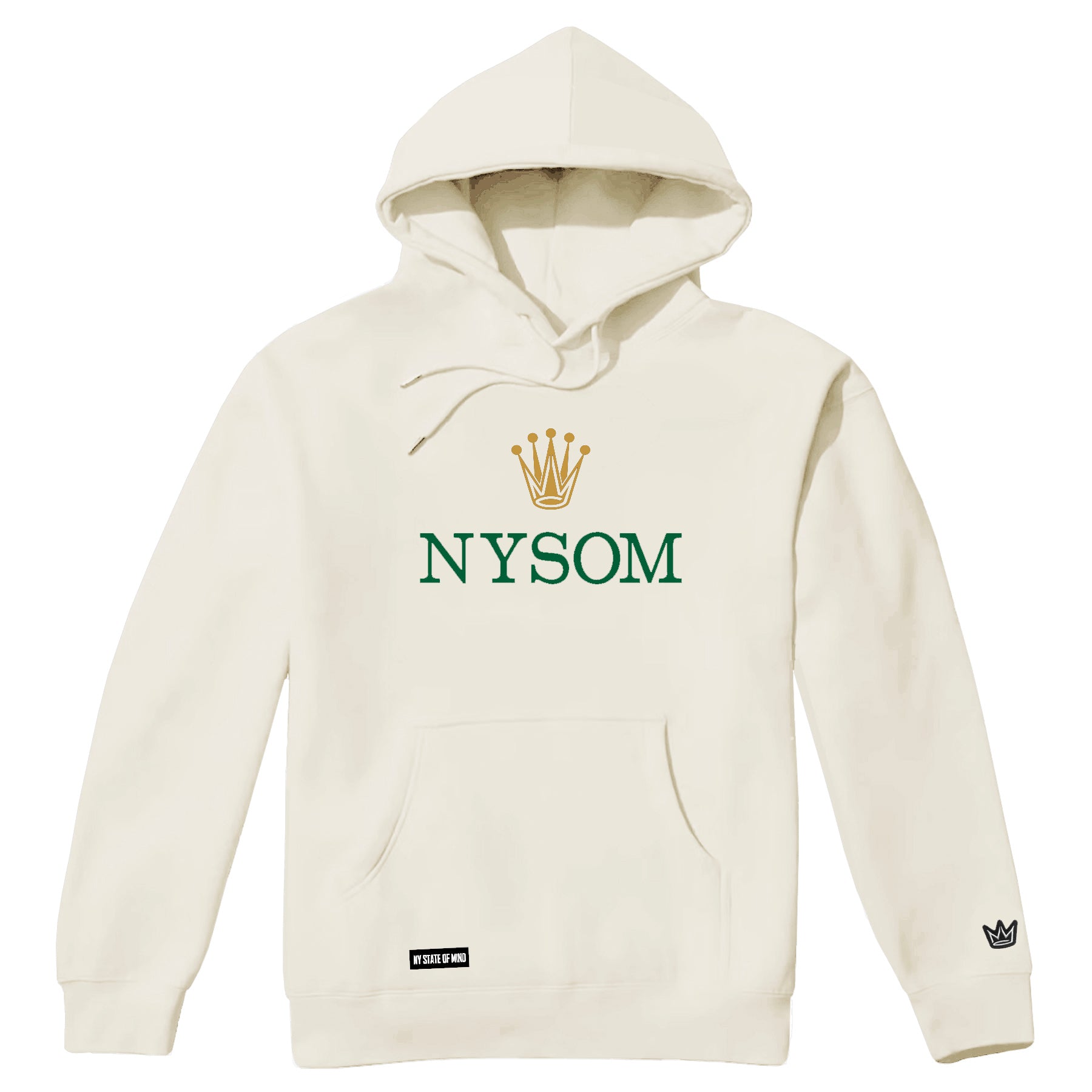 NY State of Mind Hooded Sweatshirt Cream / X-Small You Know What Time It Is Heavy Hoodie