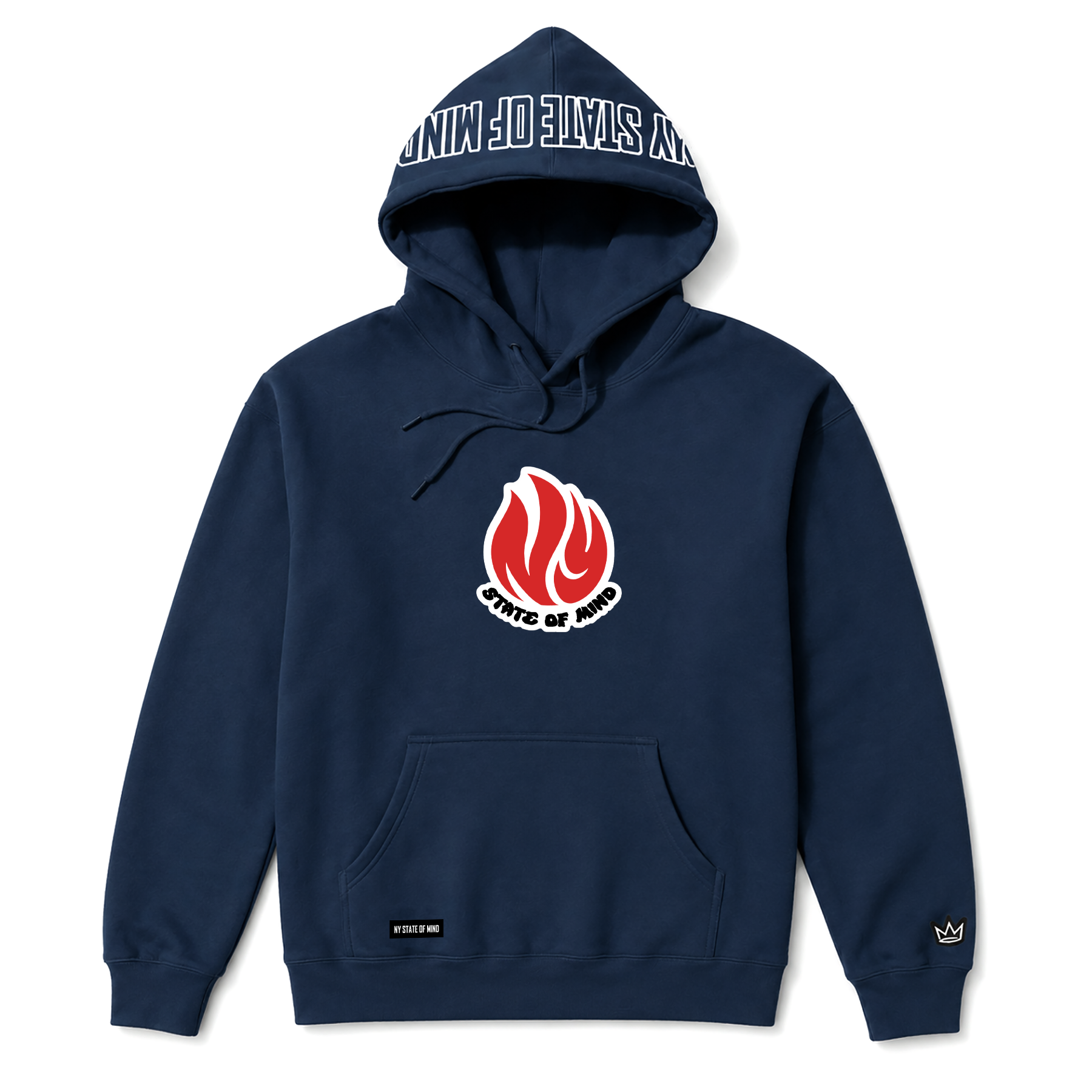 NY State of Mind Hooded Sweatshirt NY Flame Hoodie