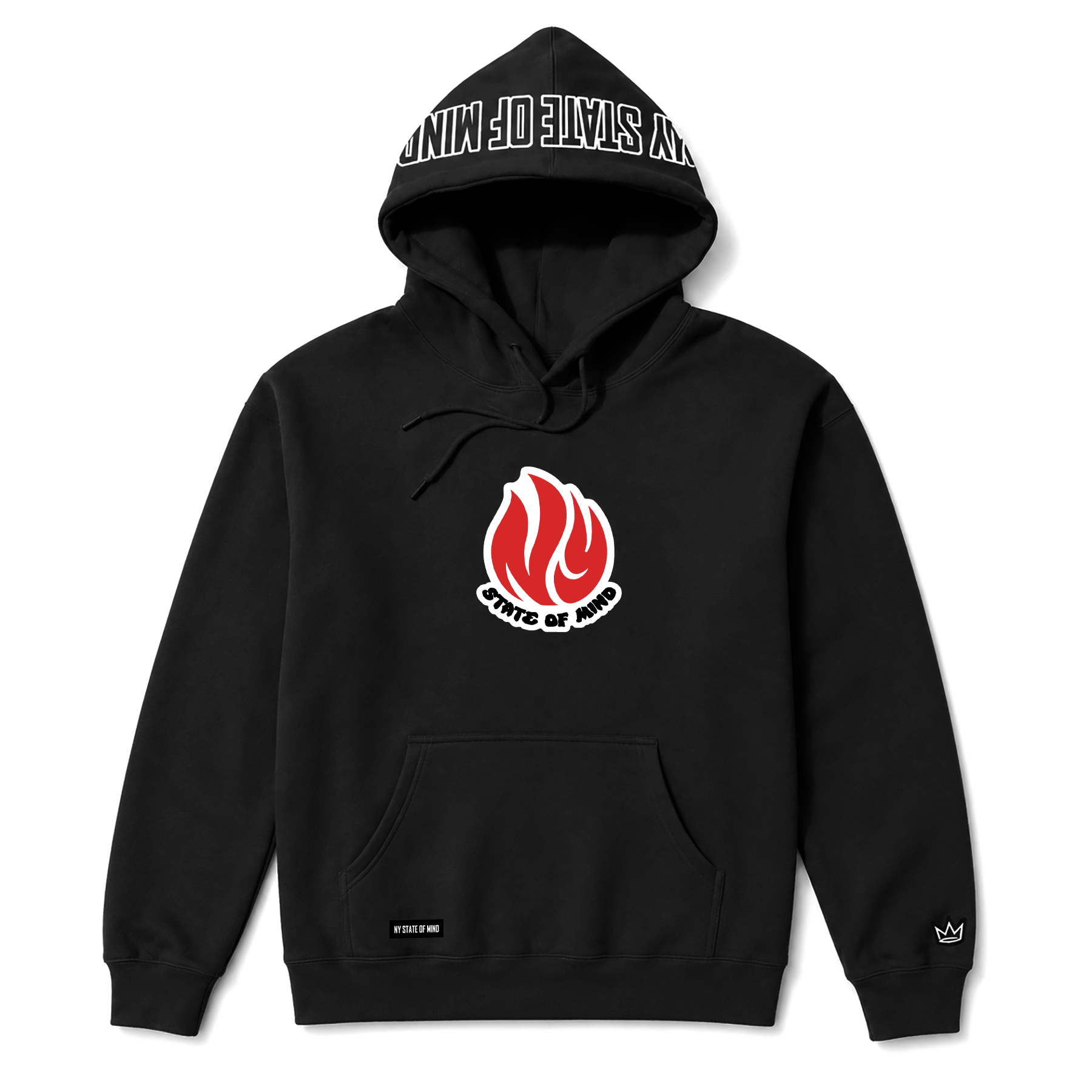 NY State of Mind Hooded Sweatshirt NY Flame Hoodie