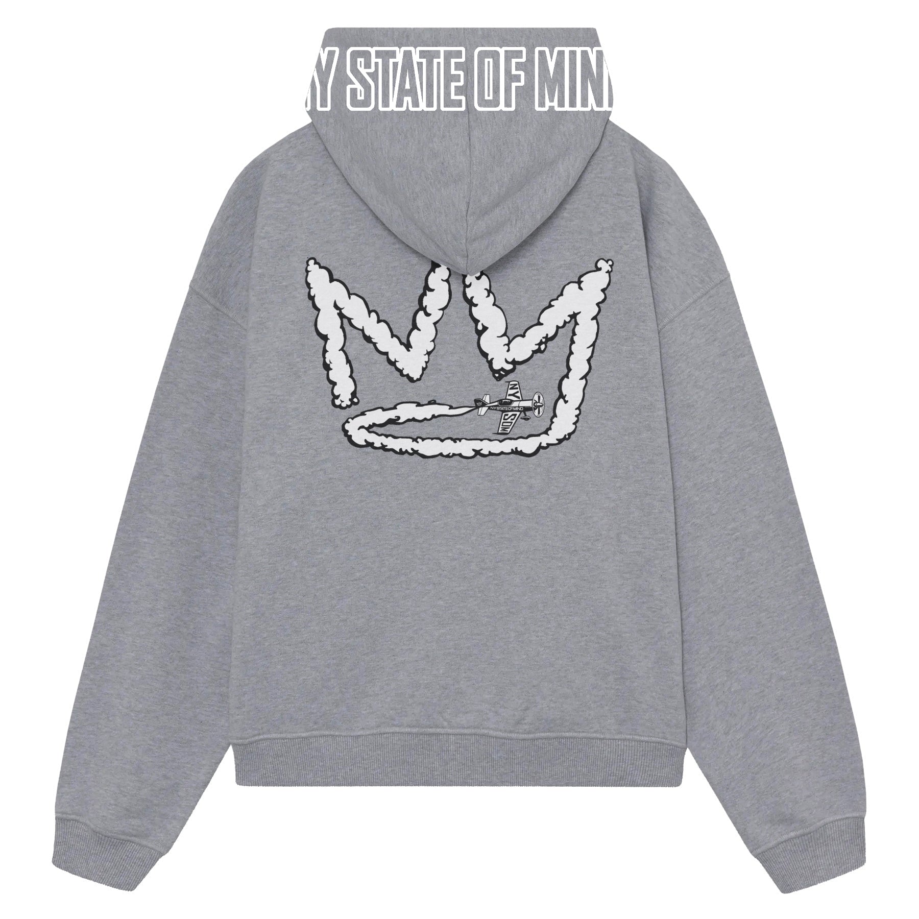 NY State of Mind Hooded Sweatshirt Skywriter Zip Up Hoodie