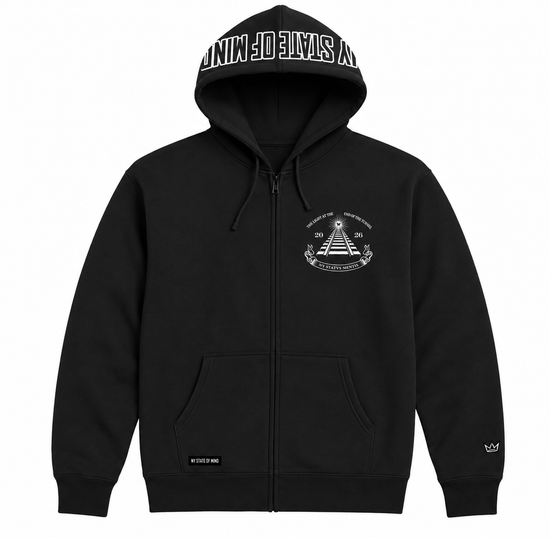 NY State of Mind Hooded Sweatshirt Small The Light... Zip Up Hoodie