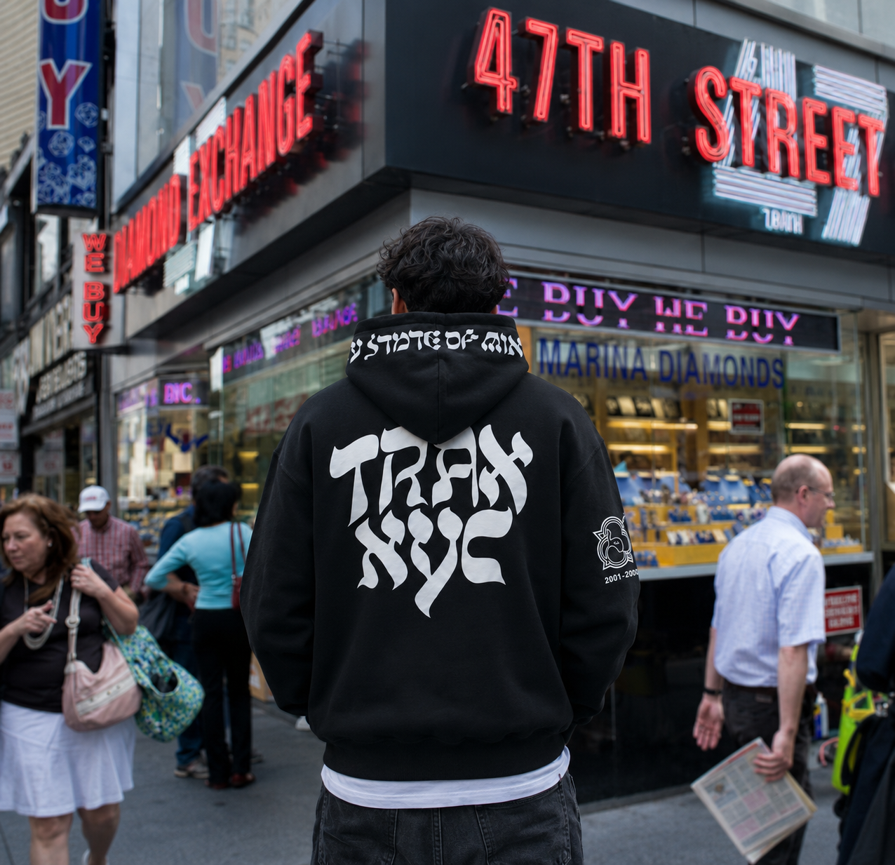 NY State of Mind Hooded Sweatshirt TRAX NYC Hoodie