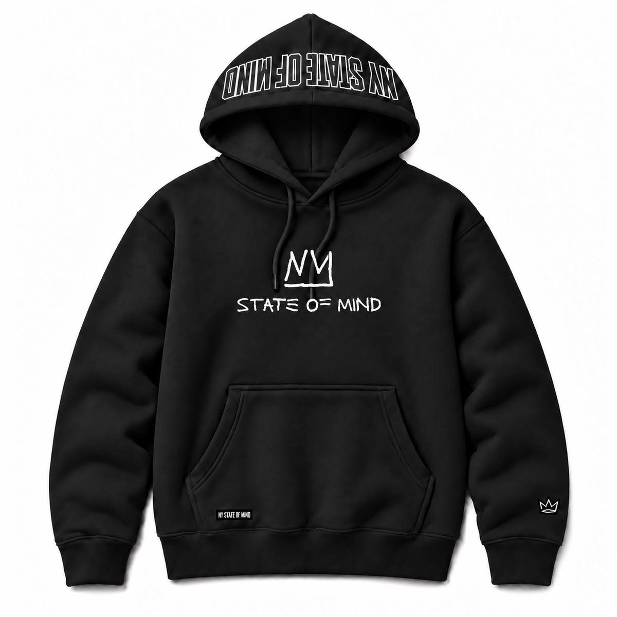NY State of Mind Hooded Sweatshirts Black / Small Radiant Logo Heavyweight Hoodie