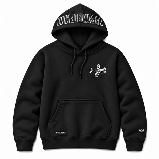 NY State of Mind Hooded Sweatshirts Black / Small Skywriter Heavyweight Hoodie