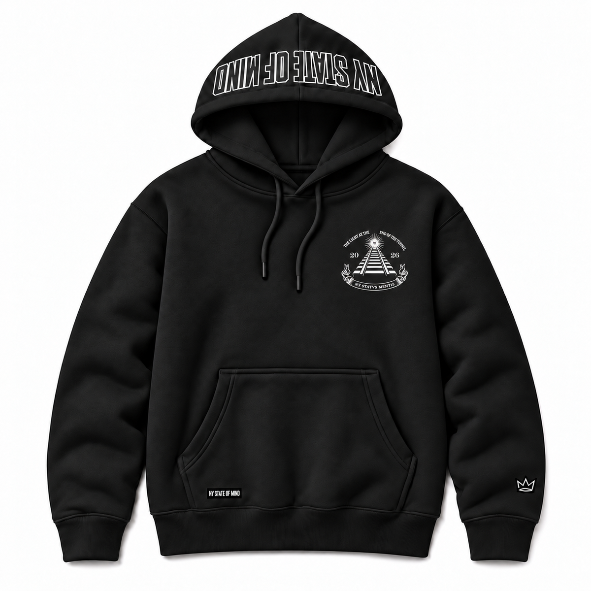 NY State of Mind Hooded Sweatshirts Black / Small The Light... Heavyweight Hoodie