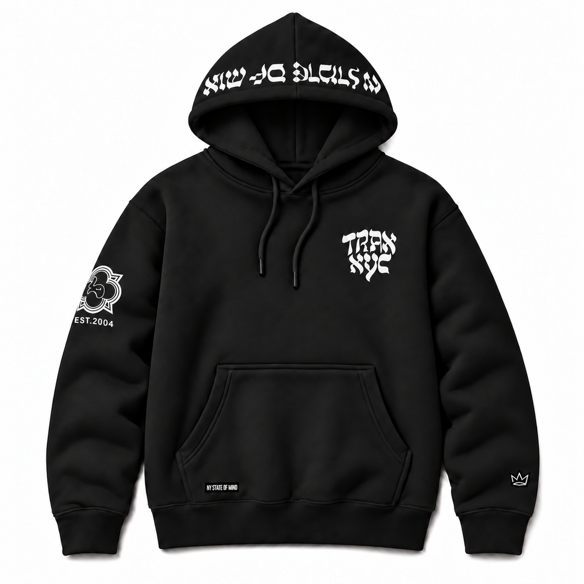 NY State of Mind Hooded Sweatshirts Black / Small TRAX NYC Heavyweight Hoodie