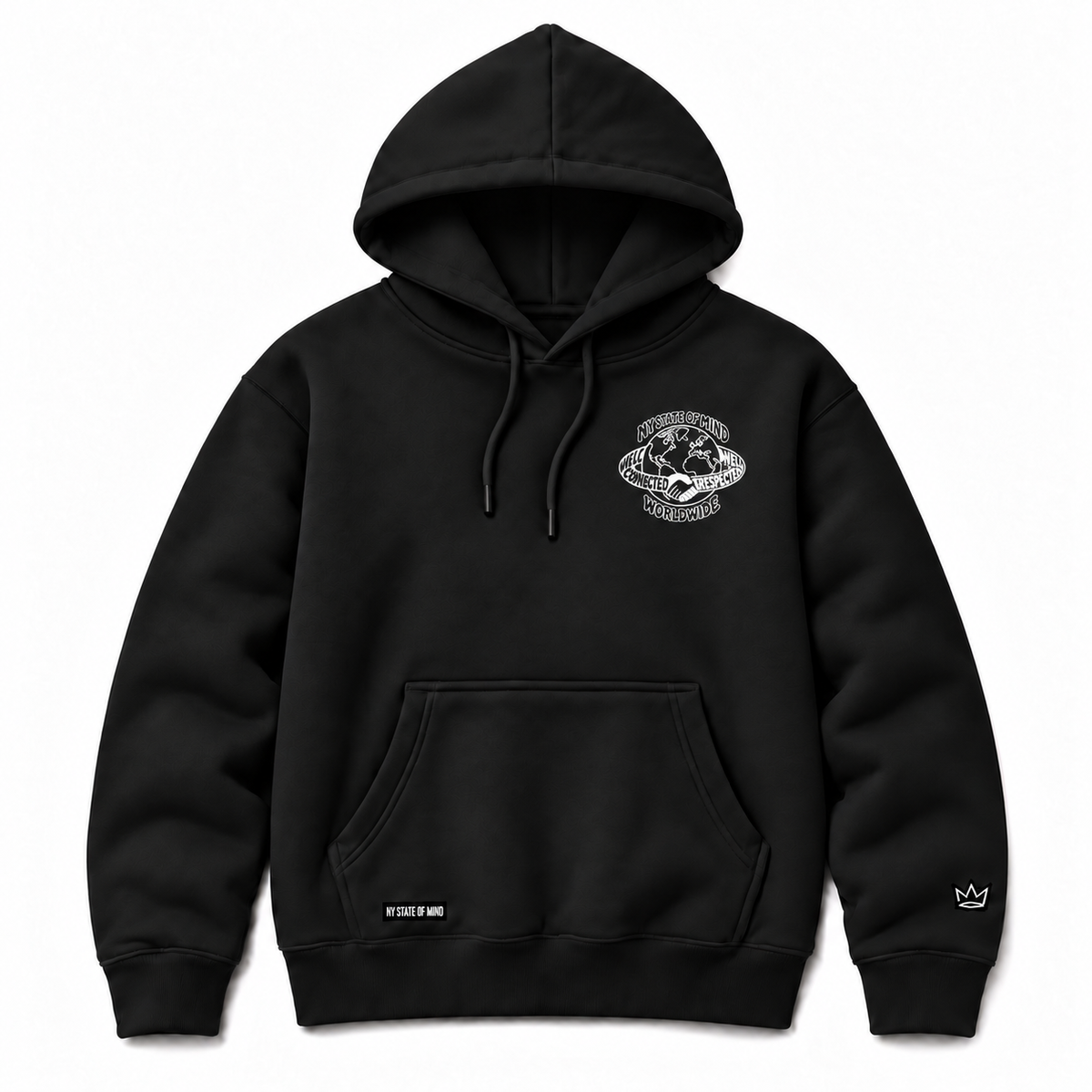 NY State of Mind Hooded Sweatshirts Black / Small Well Connected Heavyweight Hoodie