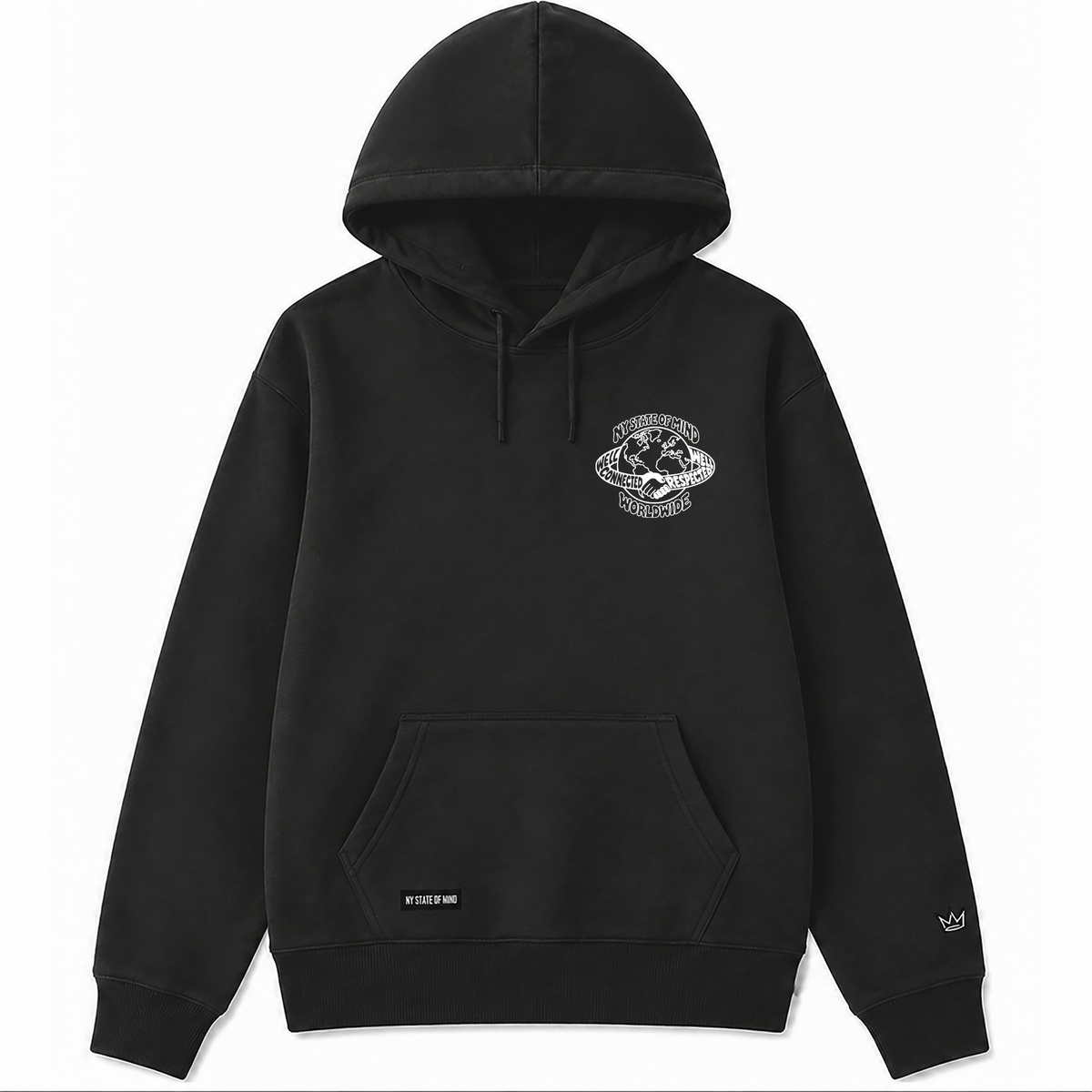 NY State of Mind Hooded Sweatshirts Black / Small Well Connected Hoodie