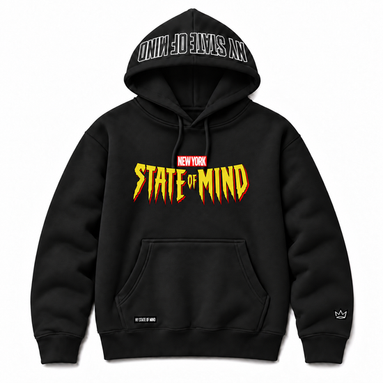 NY State of Mind Hooded Sweatshirts Black / Small Worldwide Web Heavyweight Hoodie