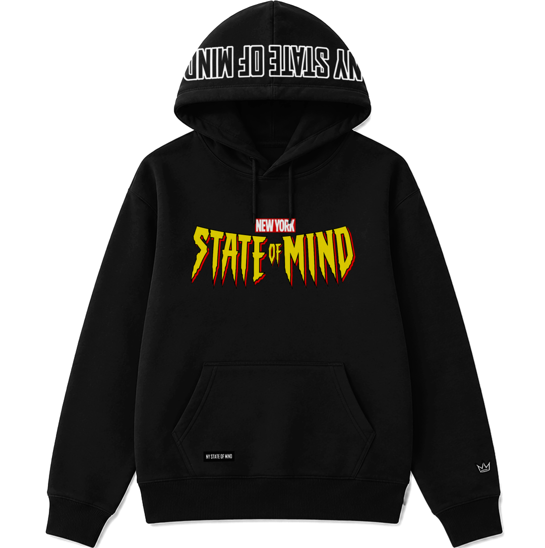 NY State of Mind Hooded Sweatshirts Black / Small Worldwide Web Hoodie