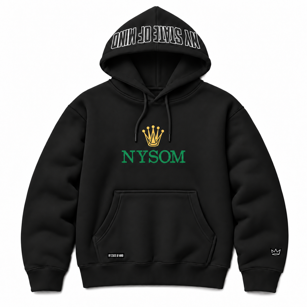 NY State of Mind Hooded Sweatshirts Black / Small You Know What Time It Is Heavyweight Hoodie