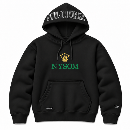 NY State of Mind Hooded Sweatshirts Black / Small You Know What Time It Is Heavyweight Hoodie