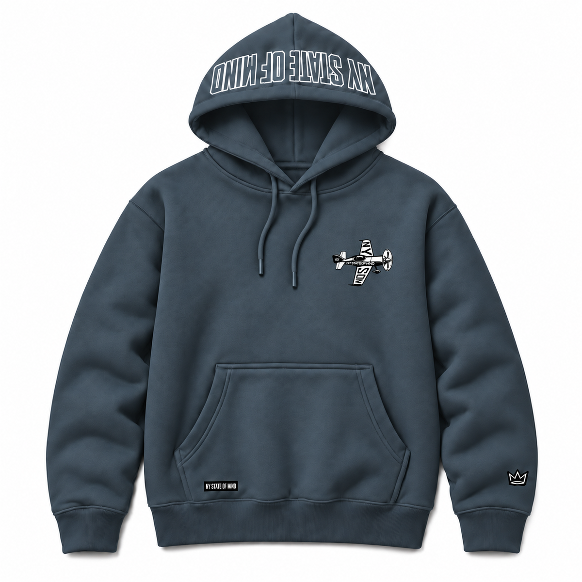 NY State of Mind Hooded Sweatshirts Blue Steel / Small Skywriter Heavyweight Hoodie