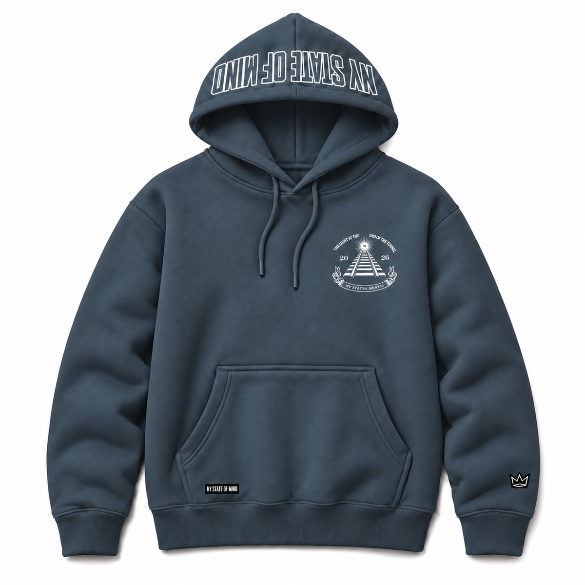 NY State of Mind Hooded Sweatshirts Blue Steel / Small The Light... Heavyweight Hoodie