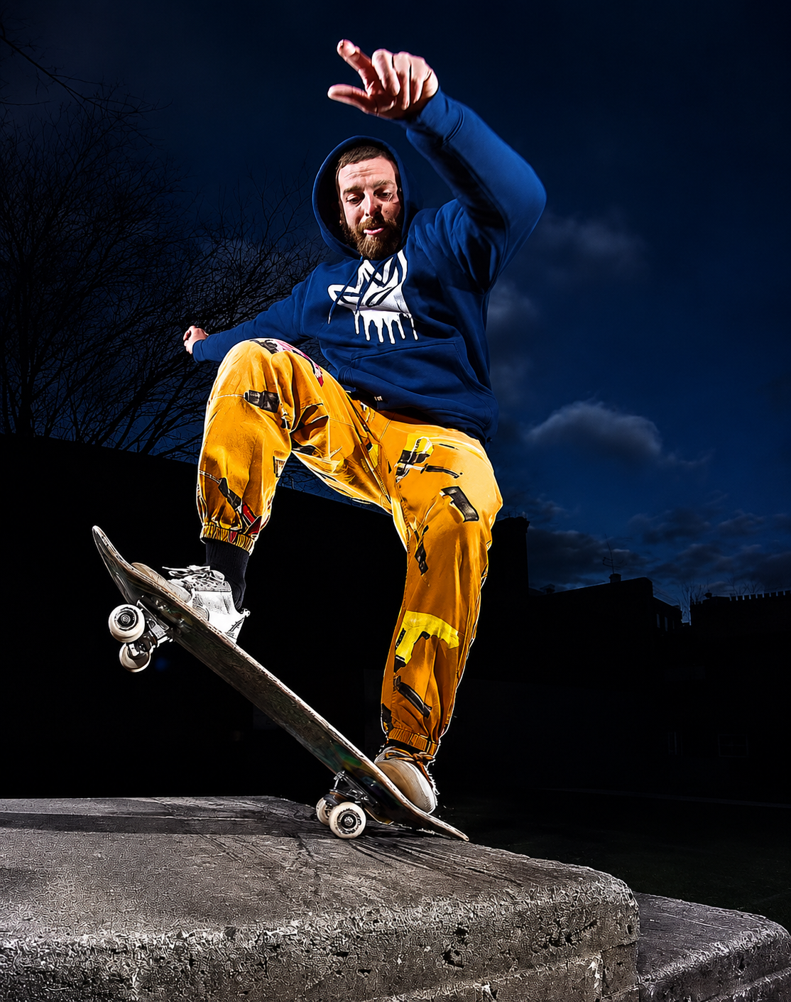 NY State of Mind Hooded Sweatshirts Dripping Crown Logo Hoodie