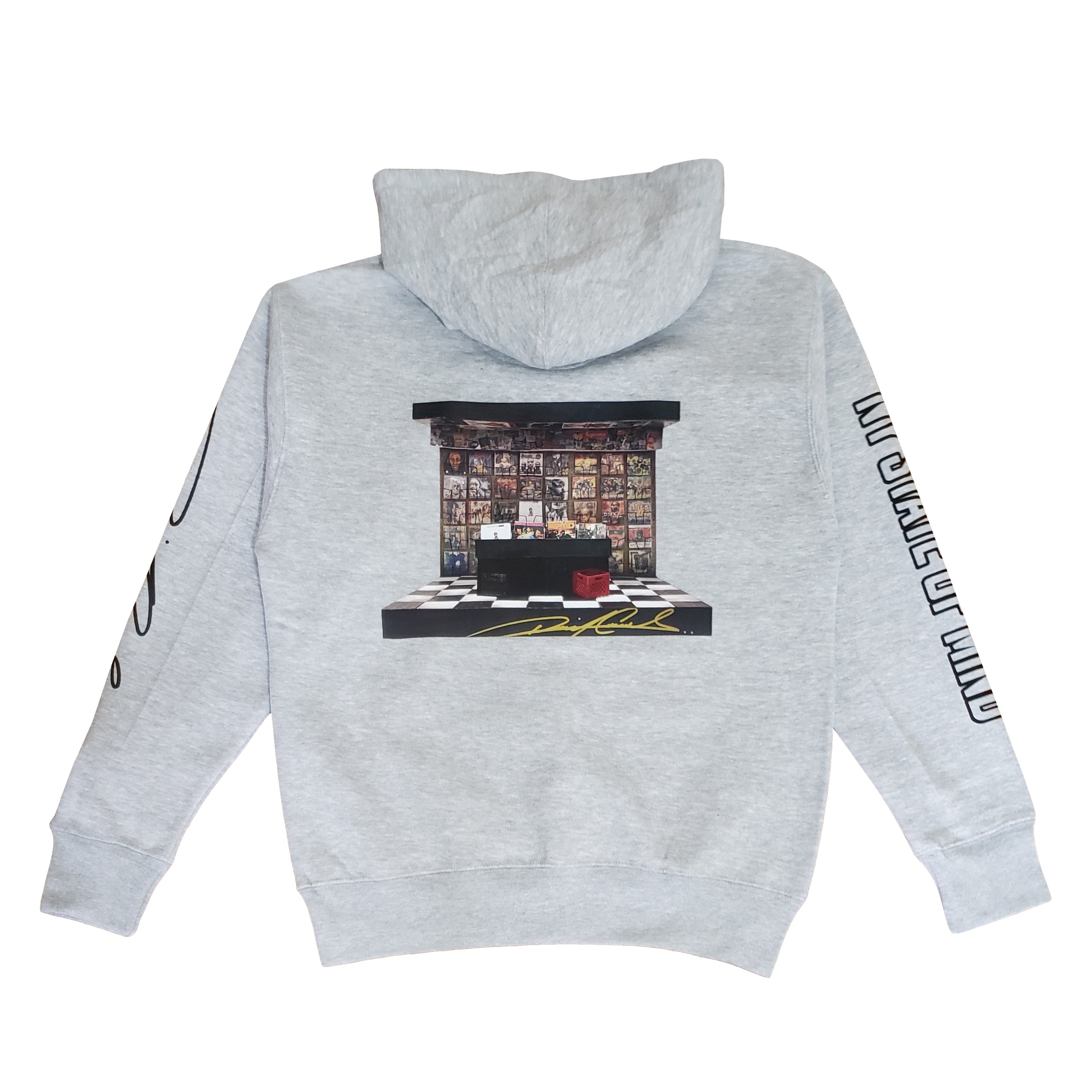 NY State of Mind Hooded Sweatshirts Grey / Small Fat Beats Hooded Sweatshirt