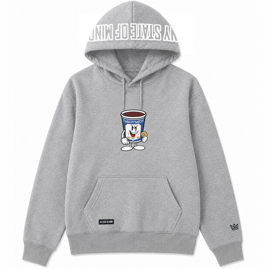 NY State of Mind Hooded Sweatshirts Heather Grey / X-Small Coffee & A Bagel Hoodie