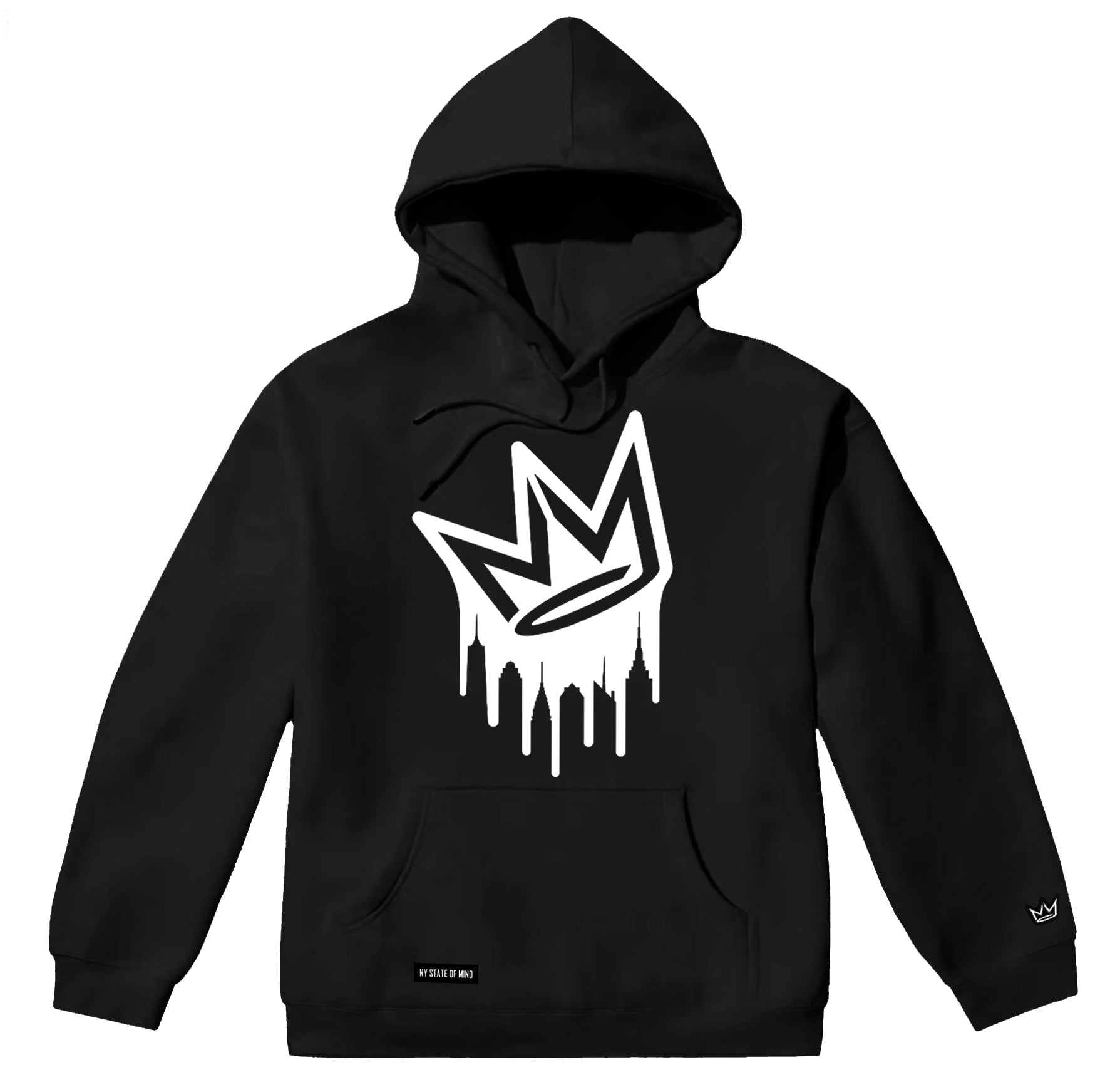 NY State of Mind Hooded Sweatshirts Kid's Dripping Crown Logo Hoodie