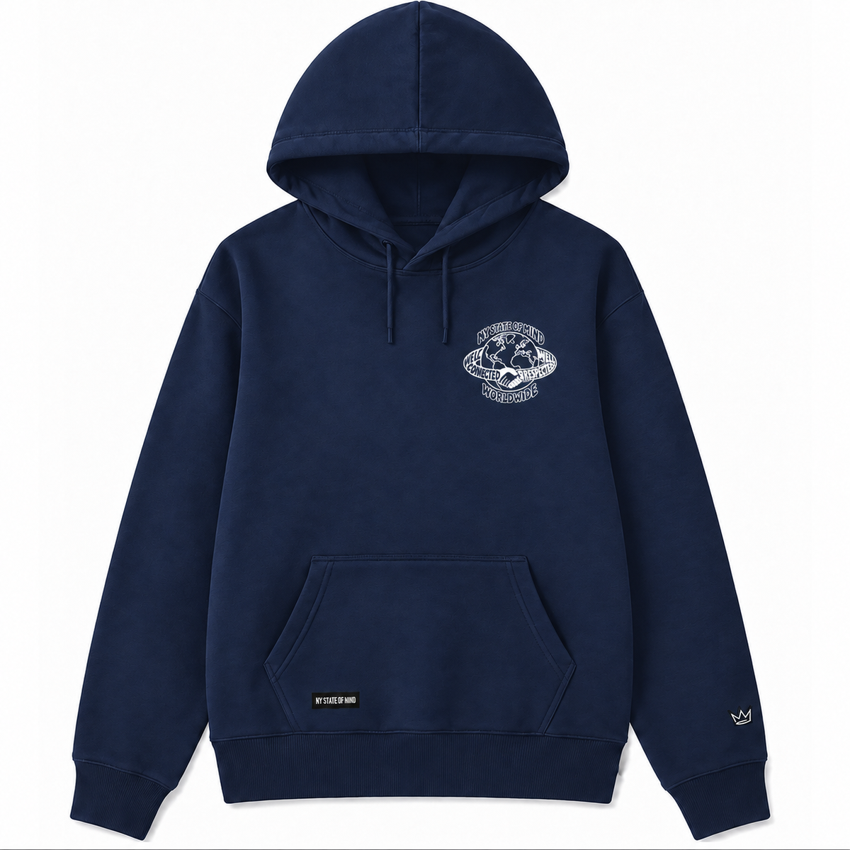 NY State of Mind Hooded Sweatshirts Navy / Small Well Connected Hoodie