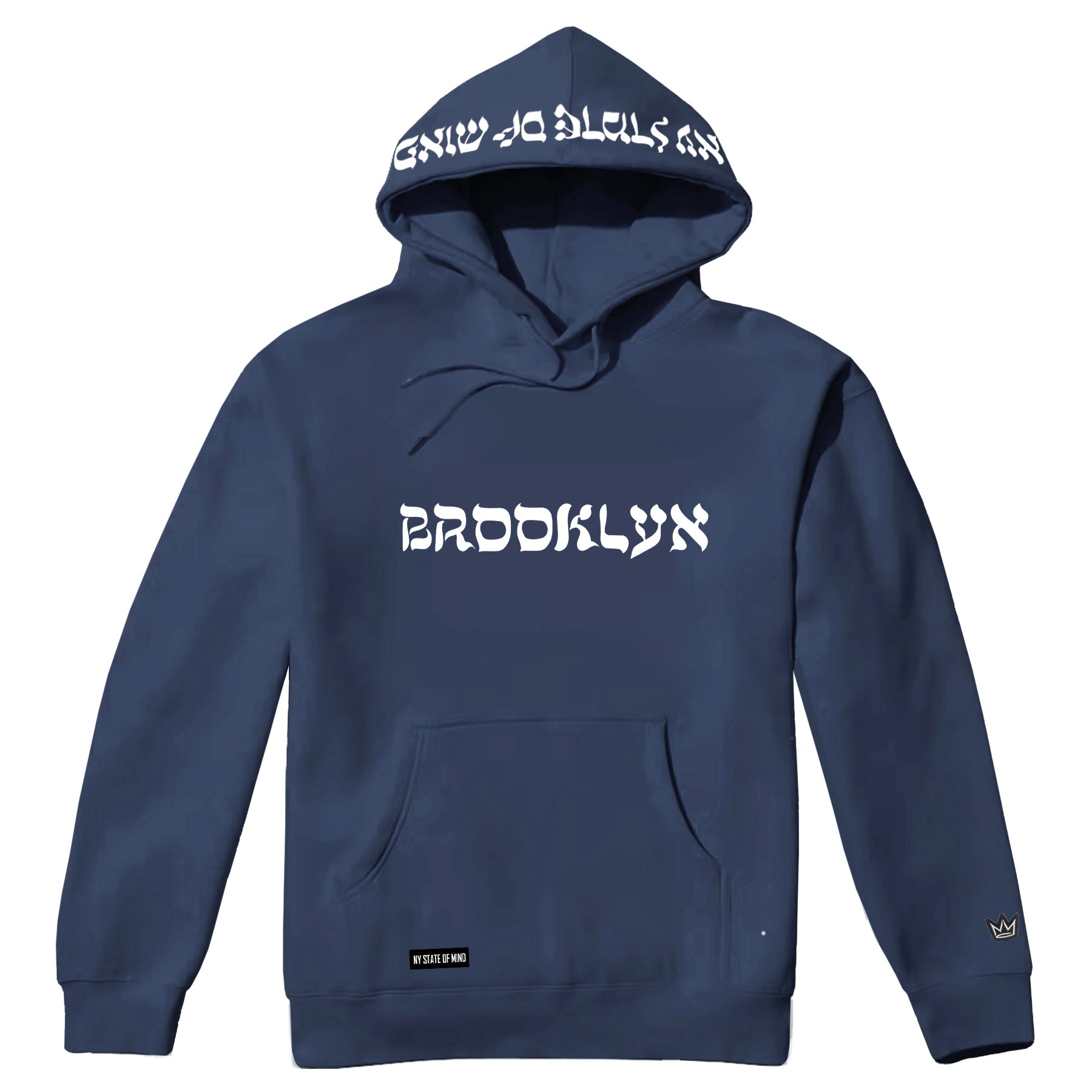 NY State of Mind Hooded Sweatshirts Navy / X-Small L'Chaim BK Hoodie