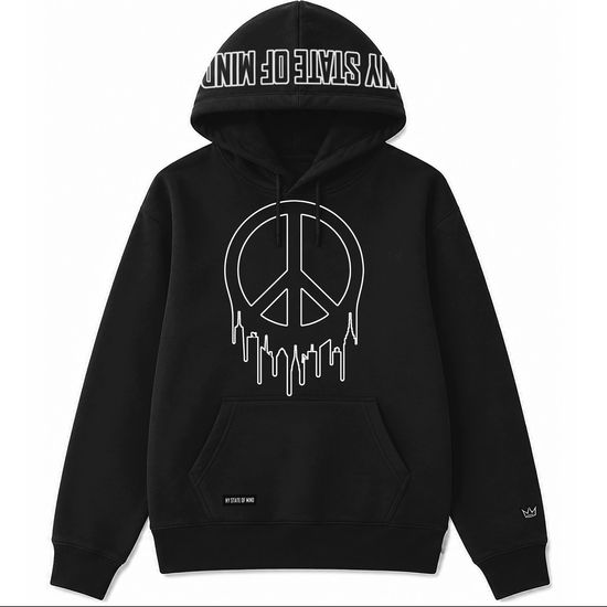 NY State of Mind Hooded Sweatshirts Peace NYC Hoodie