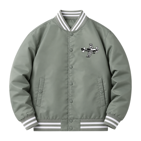 NY State of Mind® Jackets Sage Green / XS Skywritter Varsity Jacket