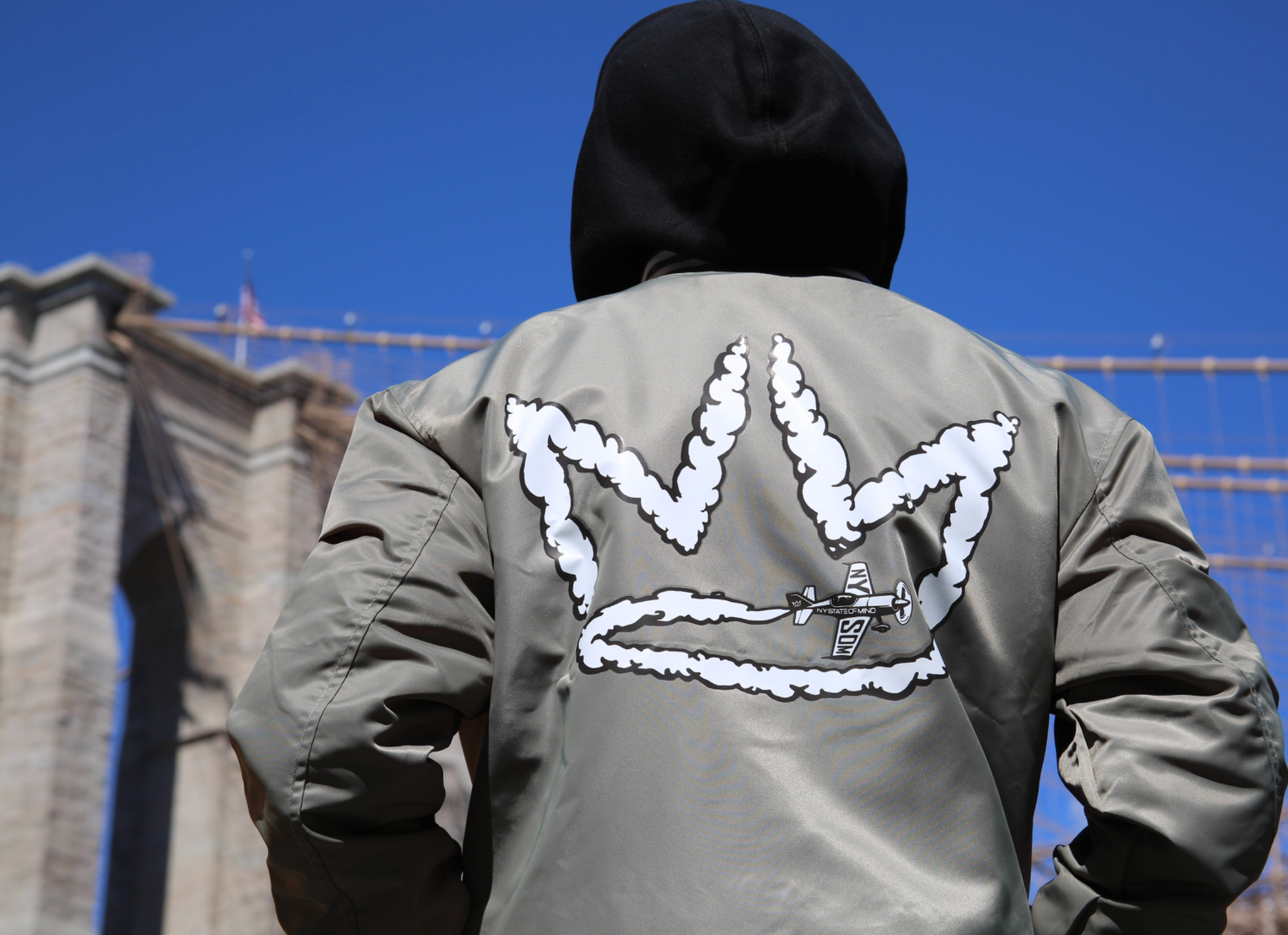 NY State of Mind® Jackets Skywritter Varsity Jacket