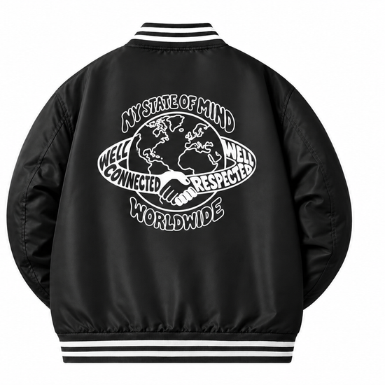 NY State of Mind® Jackets Well Connected Varsity Jacket