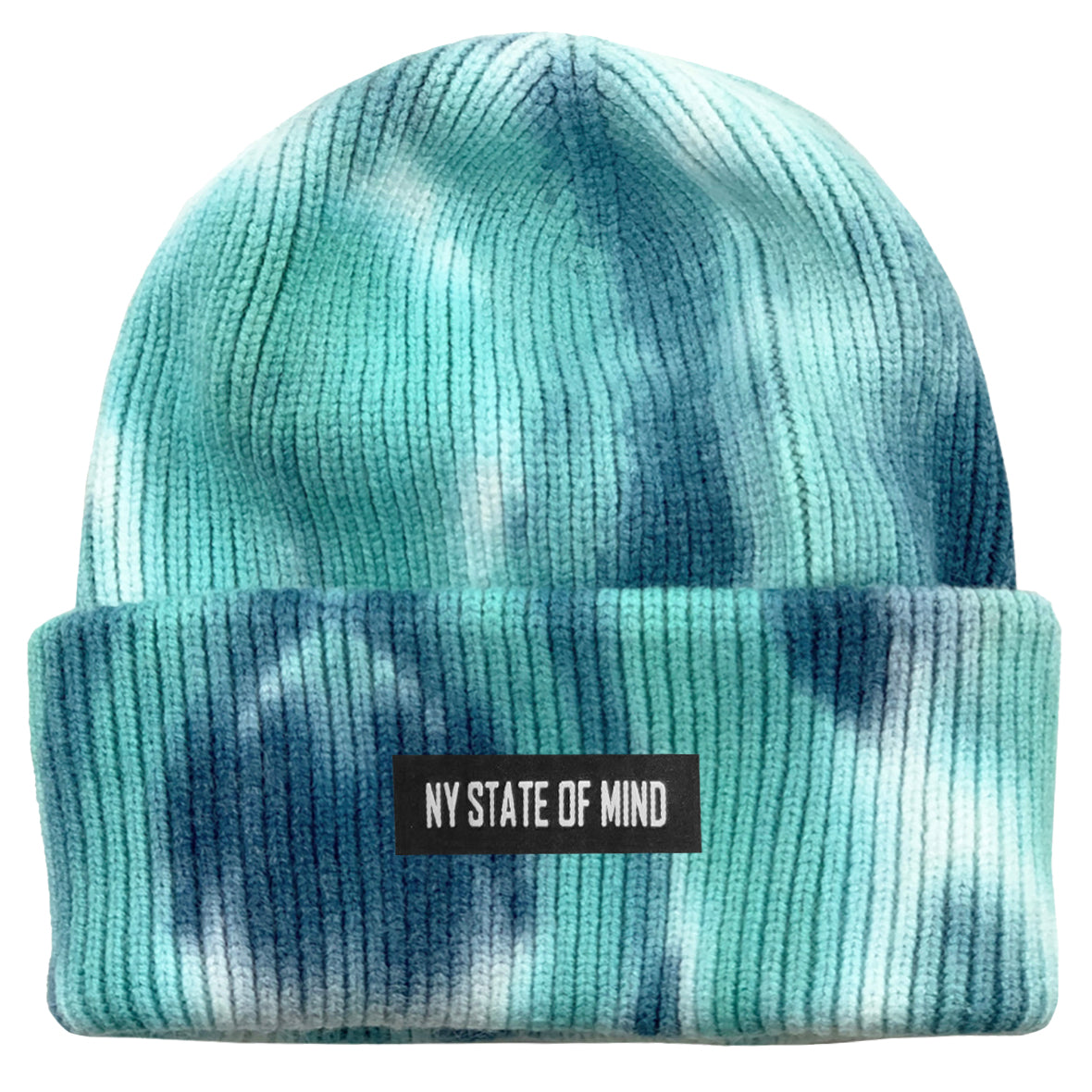 NY State of Mind Knit Beanies Blue Dyed Viscose Knit Beanie
